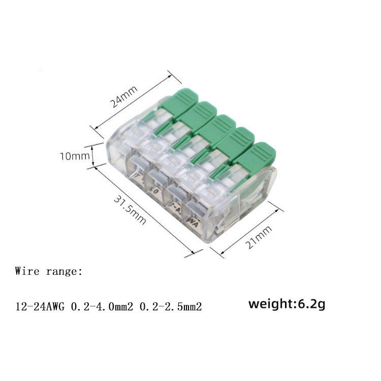 拔盖式快接端子 265 UL认证免锁螺丝接线端子_26p端子