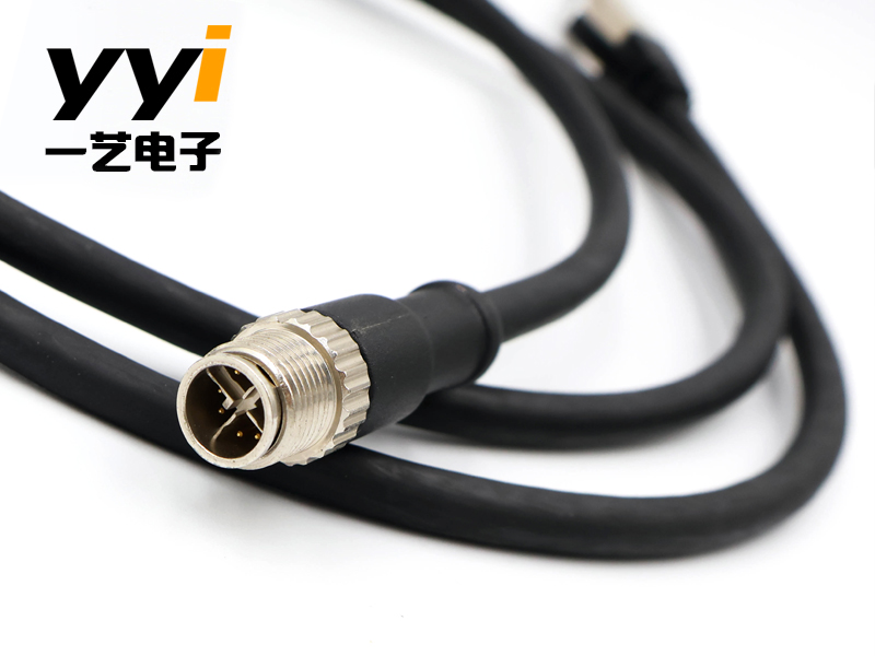 M12X编码转超六类网线