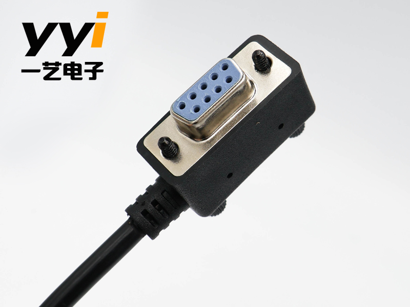 DB9弯头全铜串口线