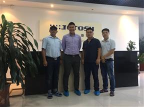 深圳线材定制厂家W07客户来我司洽谈业务
